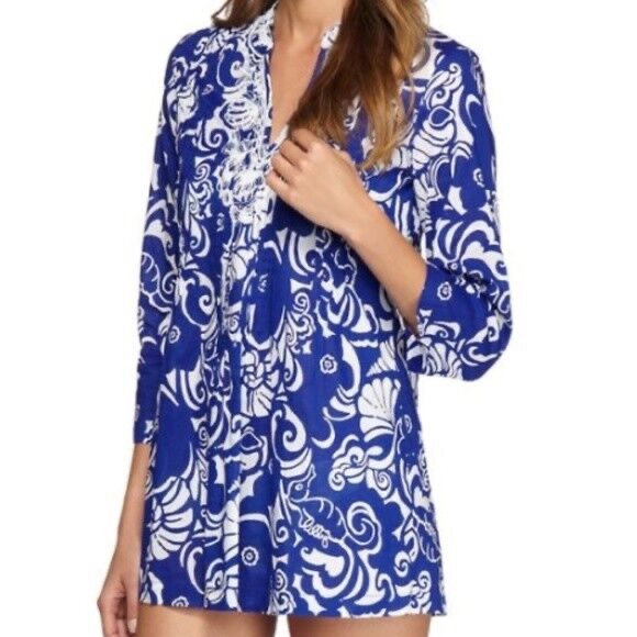 Lilly Pulitzer Cotton Tunic Size M - Picture 1 of 4